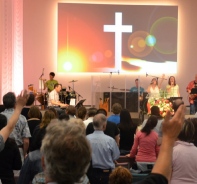 Ein Gottesdienst in der Pfingstgemeinde Bern