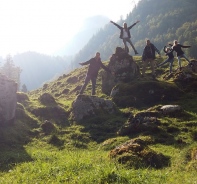 Teilnehmer am Pfimi-Trainingslager