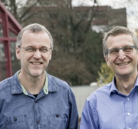 Pfr. Christoph Schwarz, der designierte Rektor (links) und Pfr. Dr. Paul Kleiner, der amtierende Rektor (rechts) des TDS Aarau.