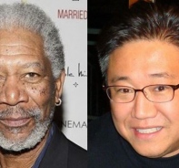 Morgan Freeman trifft Kenneth Bae, der wegen seines Glaubens verhaftet worden war.