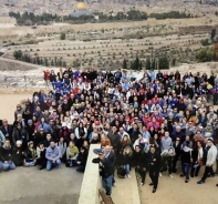 Latino-Christen auf dem lberg in Jerusalem