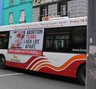 Bus von Pro Life-Aktivisten