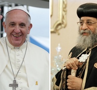 Papst Franziskus und Patriarch Tawadros II.