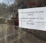 In Malatya wurde eine trkisch-protestantische Gemeinde beschdigt.