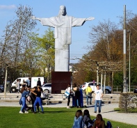 Christus-Statue in Freiburg