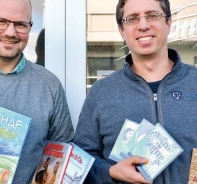 Timo Hottiger und David Hollenstein vom Adonia-Verlag