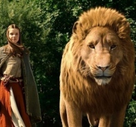 Lucy und Aslan in der Narnia-Verfilmung von Walt Disney