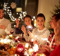 Familienfest an Weihnachten