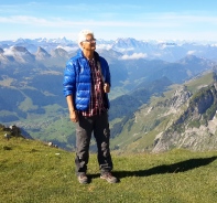 Kurt Spiess bei einem Ausflug in die Berge, die er sehr liebte.