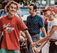 Justin Bieber mit seiner Frau Hailey