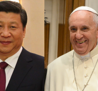 Prsident Xi Jinping und Papst Franziskus