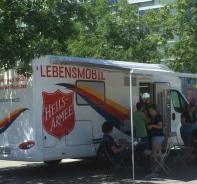 Lebensmobil der Heilsarmee