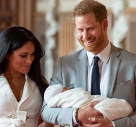 Meghan und Harry mit ihrem Sohn Archie