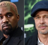 Brad Pitt und Kanye West