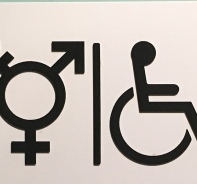 Unisex Toilettenschild