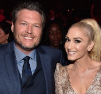 Blake Shelton mit seiner Partnerin Gwen Stefani