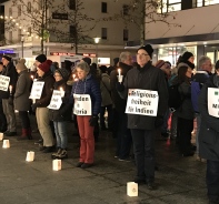 Mahnwache in Buchs (SG)