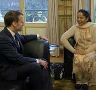 Emmanuel Macron und Asia Bibi 