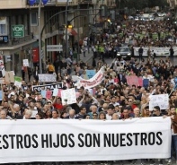 Protest gegen erzwungene Gender-Erziehung in Murcia