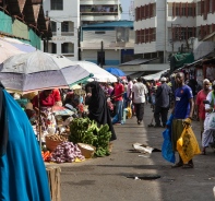 Strassenmarkt von Mombasa