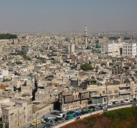 Blick auf Aleppo von der Zitadelle aus