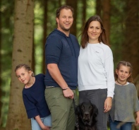 Martin Stettler mit seiner Familie