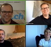 Livenet-Talk mit Florian Wthrich, Christian Kuhn, Stephan Maag und Susanna Bigger