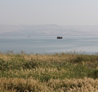 Blick auf den See Genezareth