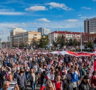 Proteste im Minsk September 2020