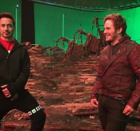 Chris Pratt und Robert Downey Jr.