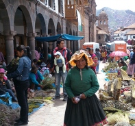 Weihnachtsmarkt in Peru