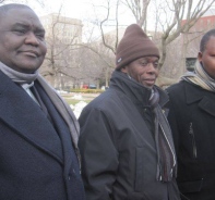 Nicolas Gurkoyam-Gbangou, Oumar Kobine Layama und Dieudonn Nzapalainga