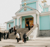 Eine Kirche in Kasachstan