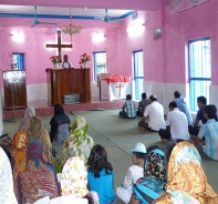 Eine Kirche in Bangladesch