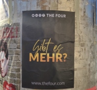 Plakataktion von THE FOUR 