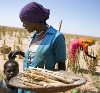 Menschen in Darfur