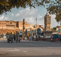 Menschen in Erbil (Irak)