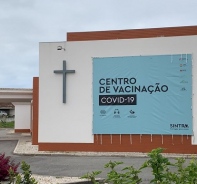 Das Centro Evanglico de Sintra als Impfzentrum