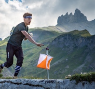 Florian Schneider beim Orientierungslauf