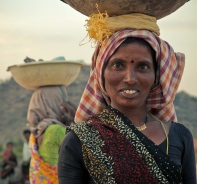 Traditionelle Frauen in Sdasien