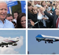 Joe Biden, Vladimir Putin und ihre Luxusflieger