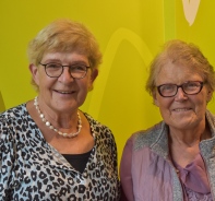 Margrit Wahrsttter (links) und Christine Kaderli