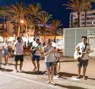 Ein Beach-Gottesdienst in Mallorca