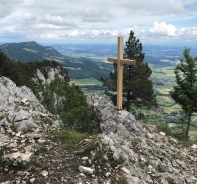 Das Gipfelkreuz auf dem Balmberg